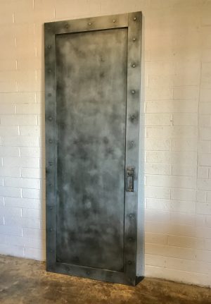 Carrie H Zinc Pocket Door