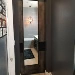 Custom Pocket Door Metal and Full Length Mirror
