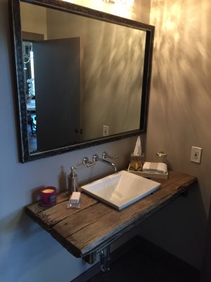 patina metal framed-mirror-over-vanity patina metal framed mirror over vanity