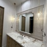Luxury Brass Hanging Mirror