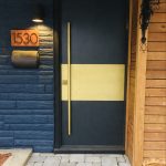 Steel and Brass Front Door