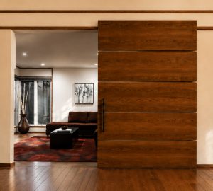 contemporary-oak-venner-barn_door-concealed_hardware-seams stained oak concealed track sliding door