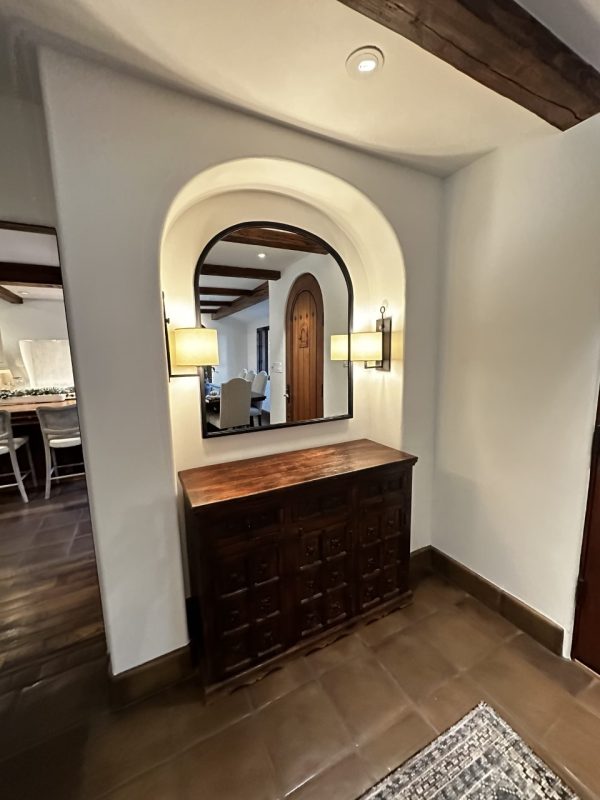 jim arch mirror Arch mirror with blacken steel frame