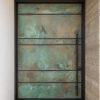 large copper pivot door custom made