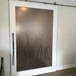 3 Form Birch Panel with Painted Wood Barn Door