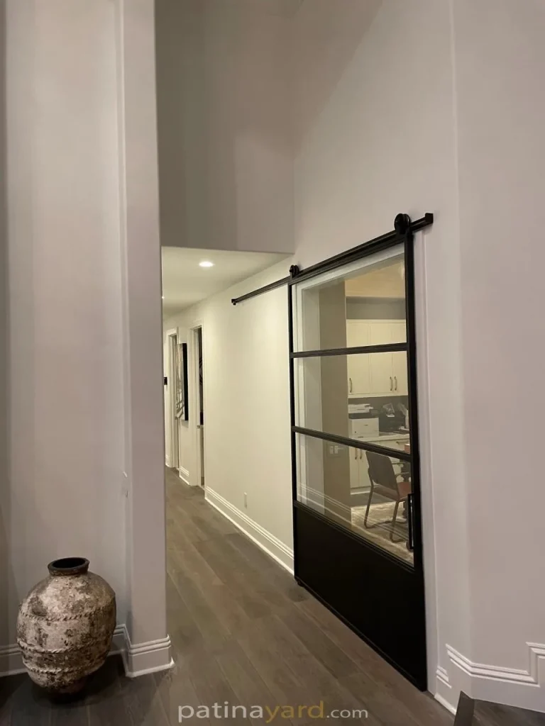 Office metal and glass barn