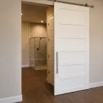 6 Panel Painted Shaker Barn Door