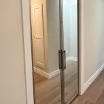 Stainless Steel Pivot Closet Doors