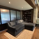 Upper Sliding Metal and Glass Doors