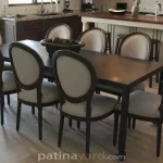 Blackened Iron Dining Table