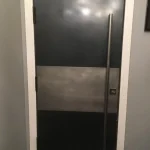 Custom Metal Panel Hinged Door