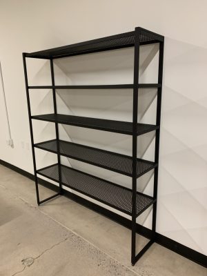 metal freestand shelf unit