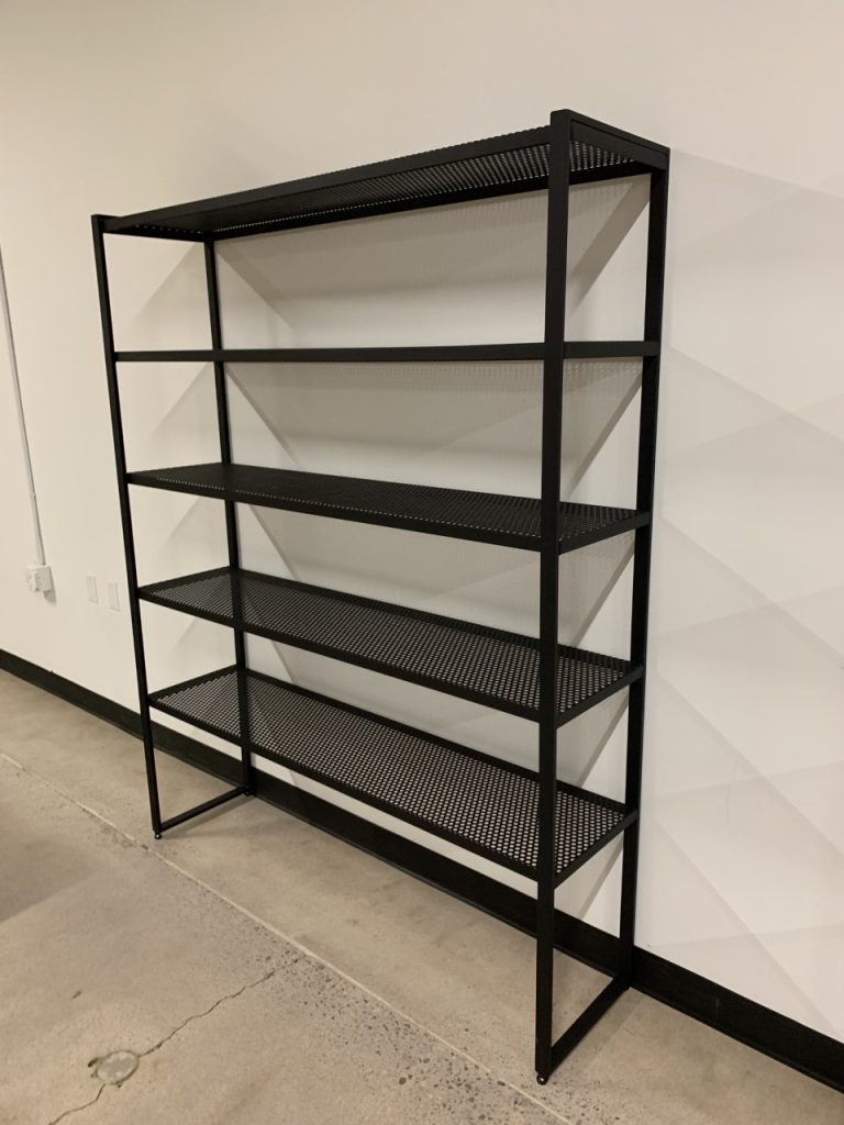 metal freestand shelf unit