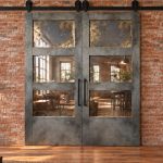 Zinc Double Barn Doors