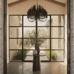 Exterior Double Metal and Glass Doors