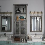 Freestanding Zinc Counter Shelves