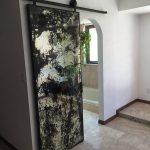 Heavy Antique Single Panel Barn Door