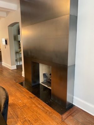 steel fireplace chicago