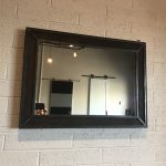 Industrial Metal and Mesh Mirror
