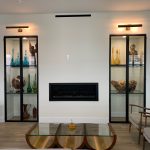 Interior Metal and Glass Cabinet Doors