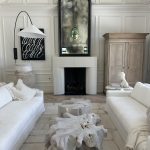 Large Antique Mirror in Vintage Frame