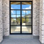 Metal and Glass Front Doors