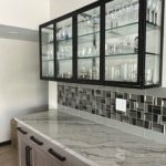 Metal and Glass Upper Cabinet