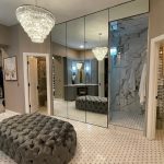 Mirror Walls with Metal Frame