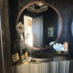 Round Industrial Mirror