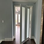 Painted Shaker Style Pivot Bedroom Door