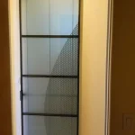Steel and Glass Barn Door